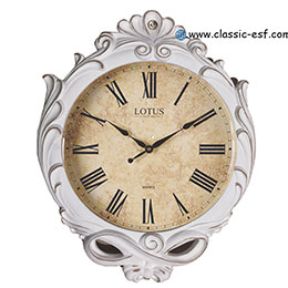 ساعت دیواری  لوتوس مدل PH-703-WHITEWASH