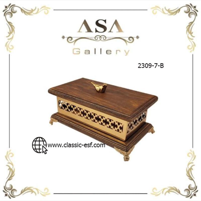 جای کارد و چنگال چوبی فلزی کد 2309-7