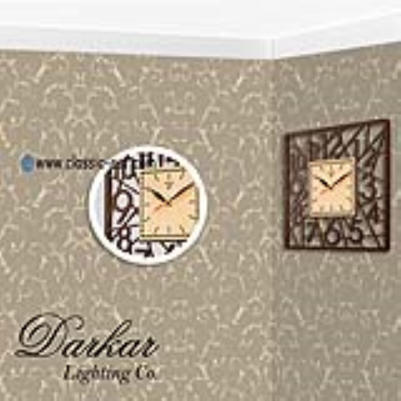 ساعت دیواری دارکار مدل وستا چهارگوش
