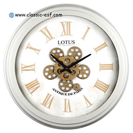 ساعت گرد دیواری مدل لوتوس GC300308-WHITE-LEXINGTON