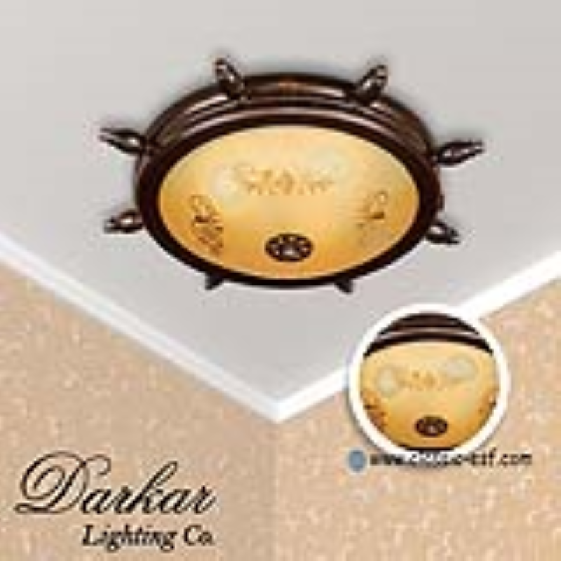 لوستر سقفی دارکار مدل سکان بزرگ