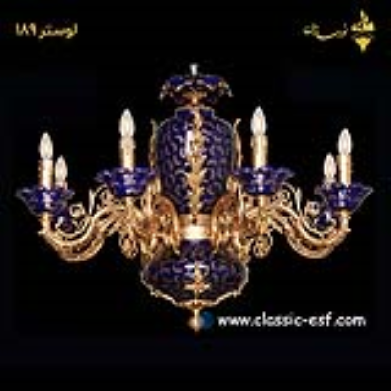 لوستر برنزی نورسازان کد 189