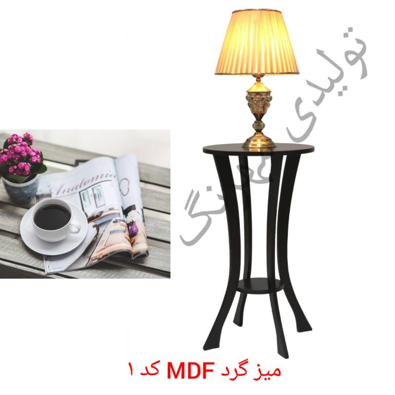 میز گرد MDF کد 1