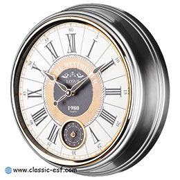 ساعت دیواری گرد مدل لوتوس GREENFIELD-M-3012