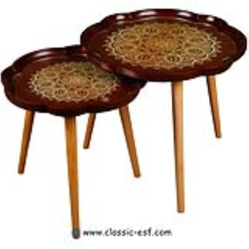 میز عسلی لوتوس مدل LAURA MANDALA