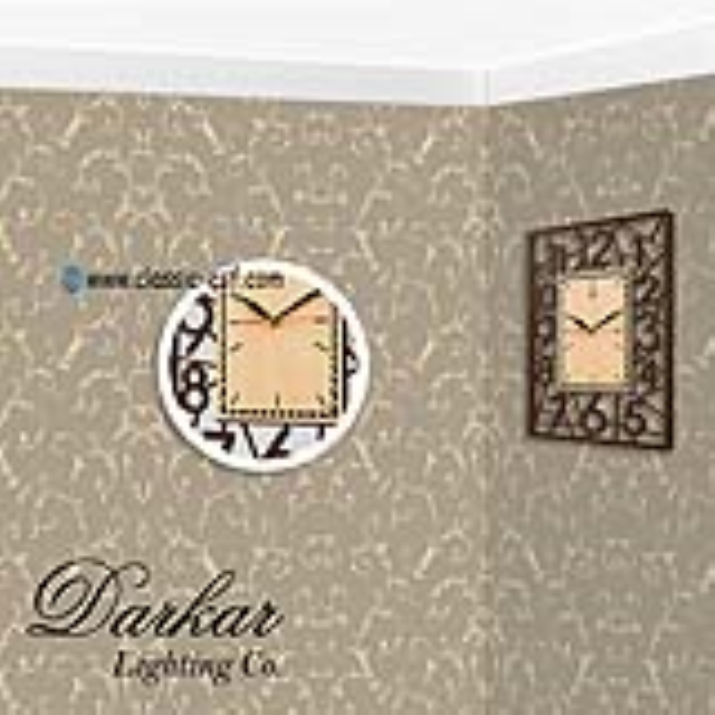 ساعت دیواری دارکار مدل وستا مستطیلی