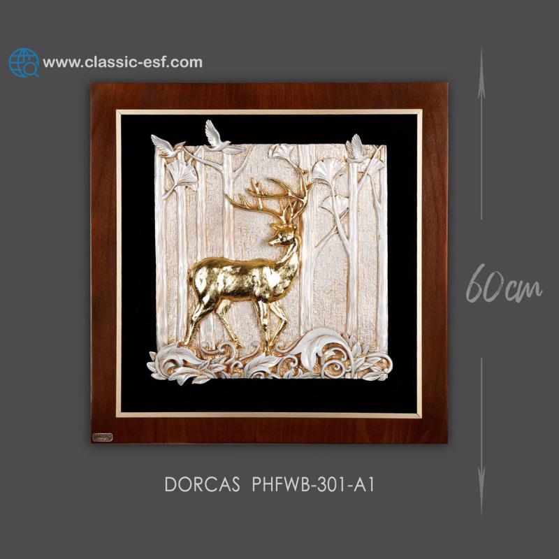 تابلو لوتوس کد 301 A1 فریم چوبی و برجسته